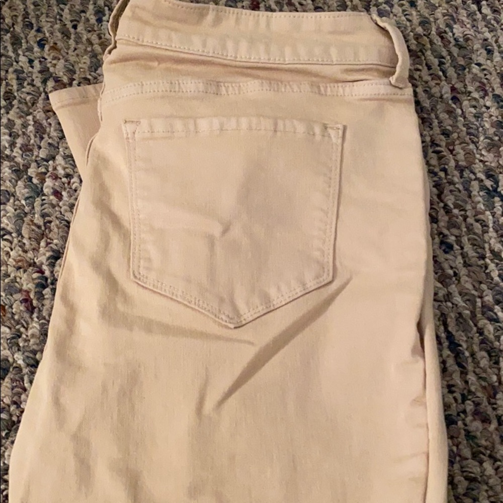 Khaki skinny pants